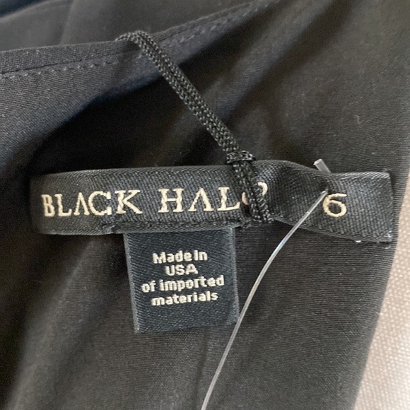 BLACK HALO MARICOPA BLACK DRESS DESIGNER LUXURY 6 NEW - Picture 11 of 13